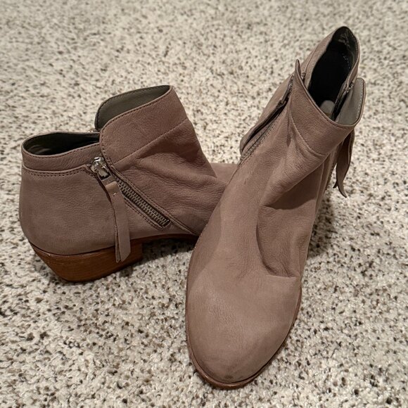 Sam Edelman | Packer Suede Leather Ankle Bootie | Putty | Size: 8.5 - Picture 1 of 16